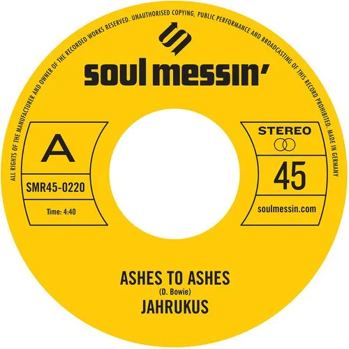 Виниловая пластинка Jahrukus - Ashes to Ashes / Island Girl [New 7" Vinyl]