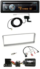 Pioneer Bluetooth DAB Lenkrad USB CD Autoradio für Alfa Romeo 156 2002-2003 silb