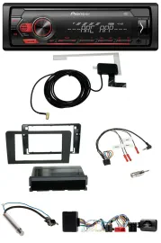 Pioneer 1DIN USB DAB MP3 Lenkrad Autoradio für Audi A3 Symphony Aktivsystem ISO