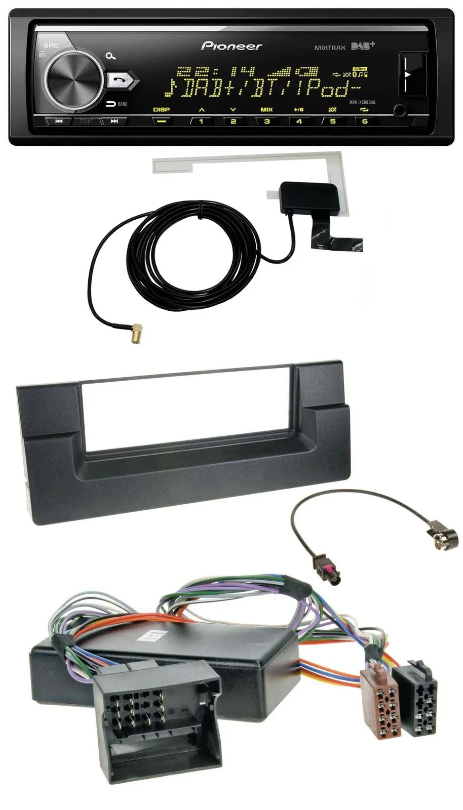 Автомагнитола для BMW X5 E53 и 5 Series E39 Pioneer Bluetooth, DAB, USB, MP3