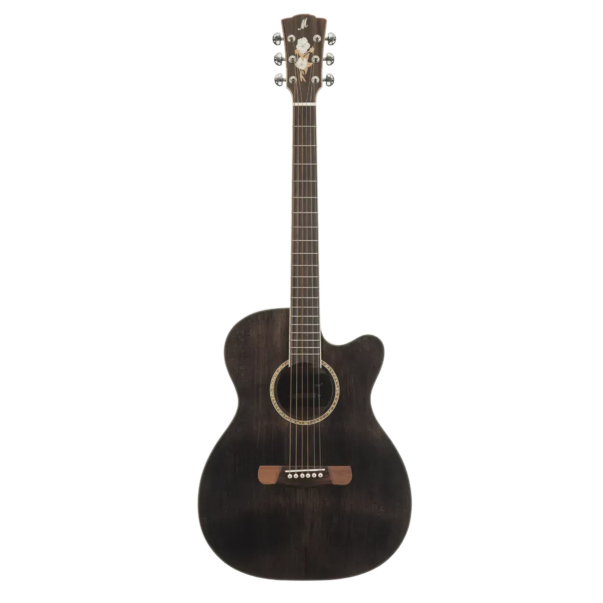 Акустическая гитара Meridaextrema Romeo Brown с чехлом