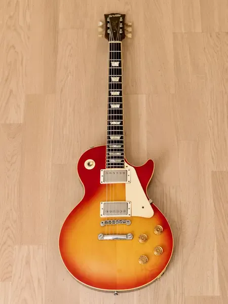 Электрогитара Orville Les Paul Standard LPS-75 HH Cherry Sunburst w/gigbag Japan 1995