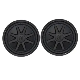 (2) Kicker CVX122 12" CompVX Series Dual 2-ohm Subwoofer
