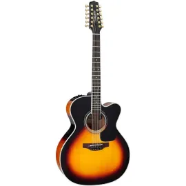 Электроакустическая гитара Takamine P6JC Pro Series Jumbo Sunburst