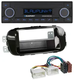 Blaupunkt DAB USB Bluetooth MP3 Autoradio für Kia Soul PS ab 14 piano-schwarz