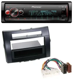 Pioneer Bluetooth USB MP3 DAB Autoradio für Toyota Corolla Verso 04-09 schwarz