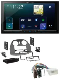Pioneer MP3 Bluetooth USB 2DIN DAB Autoradio für Mitsubishi Eclipse 4G 05-12