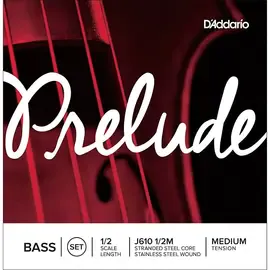 Струны для контрабаса D'Addario Prelude Series Double Bass 1/2 Medium