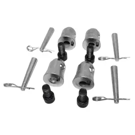 ProX XT-CP-103P 4 Half-Ended Conical, 4 Connector Pin & 4 Safety Pins