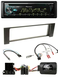Pioneer DAB Lenkrad CD USB Bluetooth Autoradio für Audi A4 2000-2004 ISO