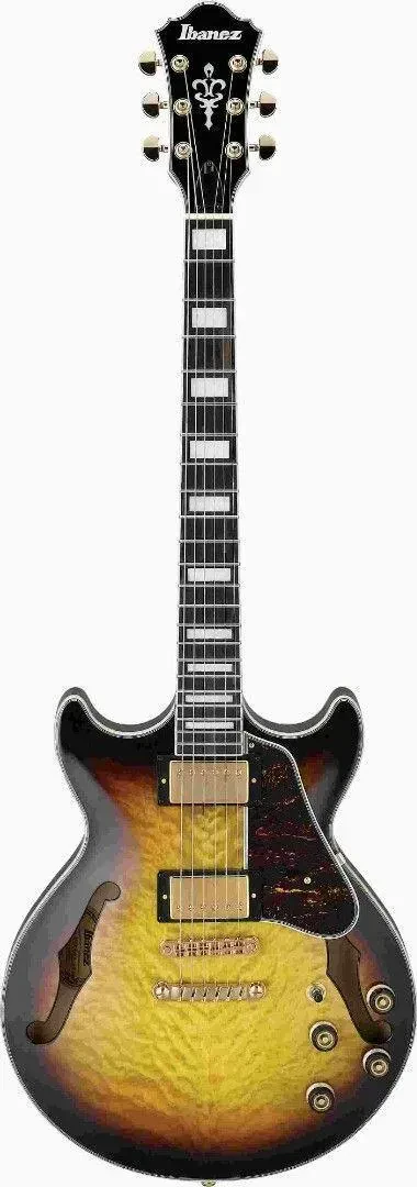 Ibanez Model AM93QMAYS Artcore Expressionist Series Semi Hollow Electric Guitar