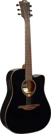 Электроакустическая гитара LAG Guitars T118DCE Black