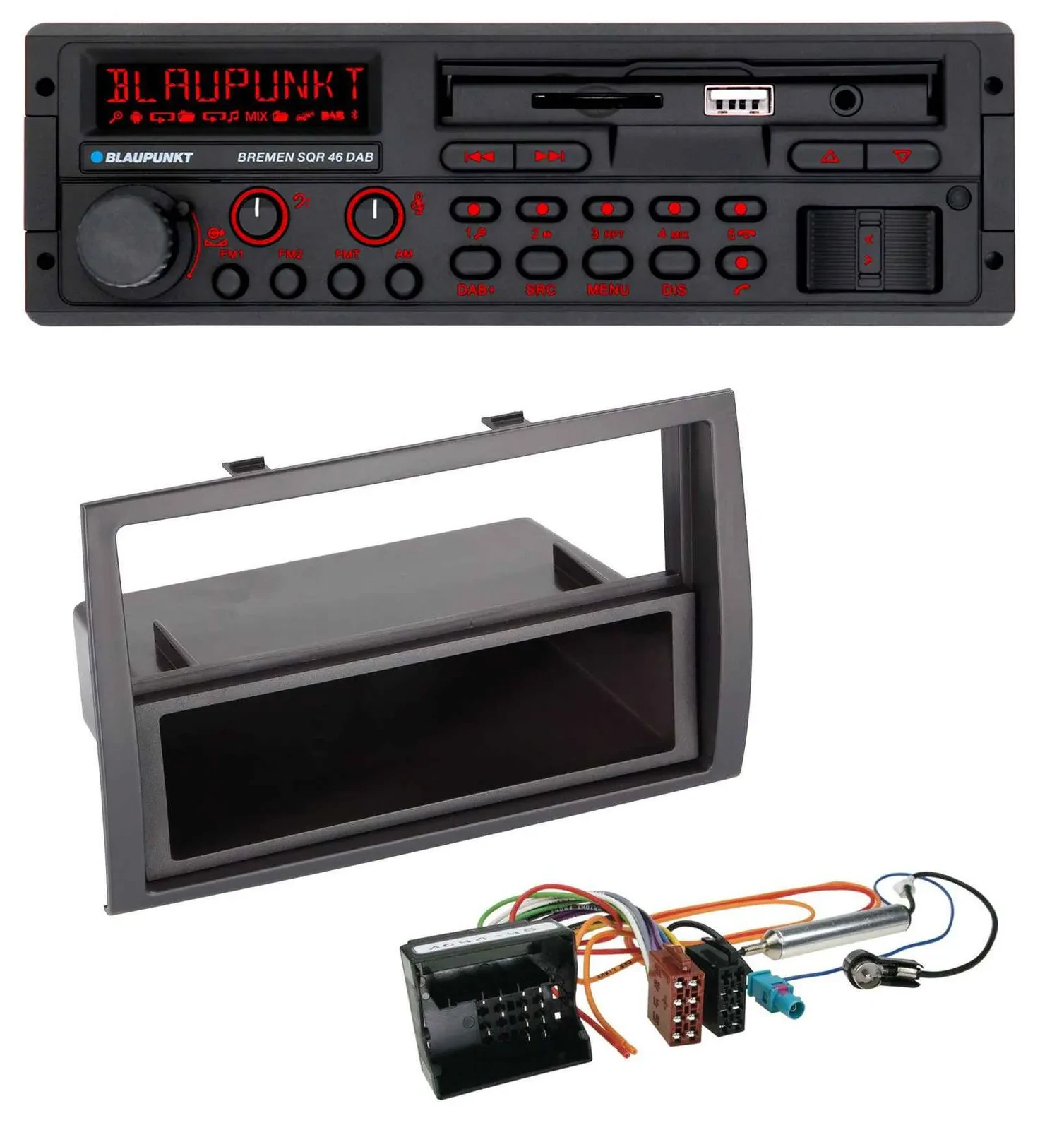 Blaupunkt SD MP3 USB Bluetooth DAB Autoradio für Citroen Jumper 2006-2011 Quadlo