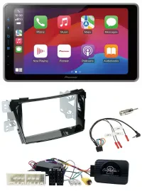 Pioneer Lenkrad USB DAB Bluetooth 2DIN Autoradio für Hyundai i40 ab 16 VF Klavie