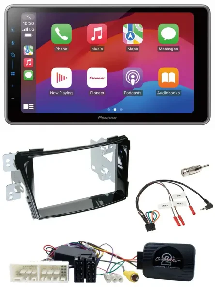 Pioneer Lenkrad USB DAB Bluetooth 2DIN Autoradio für Hyundai i40 ab 16 VF Klavie