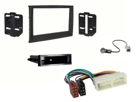 Einbauset DIN Autoradio für Kia Sportage SL ab 2016 schwarz