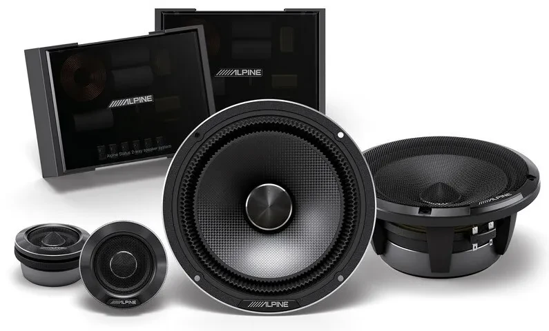 Alpine HDZ-65C 200W RMS 6.5” 2-Way Component Speaker Systems