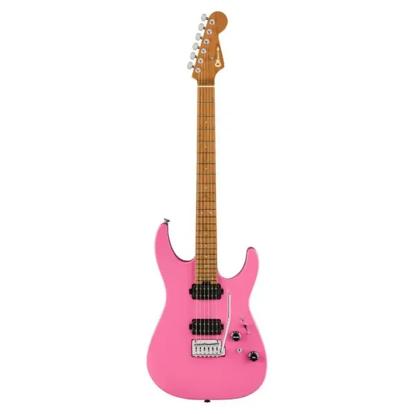 Charvel ProMod DK24 HH 2PT CM 6-String Electric Guitar Bubblegum Pink