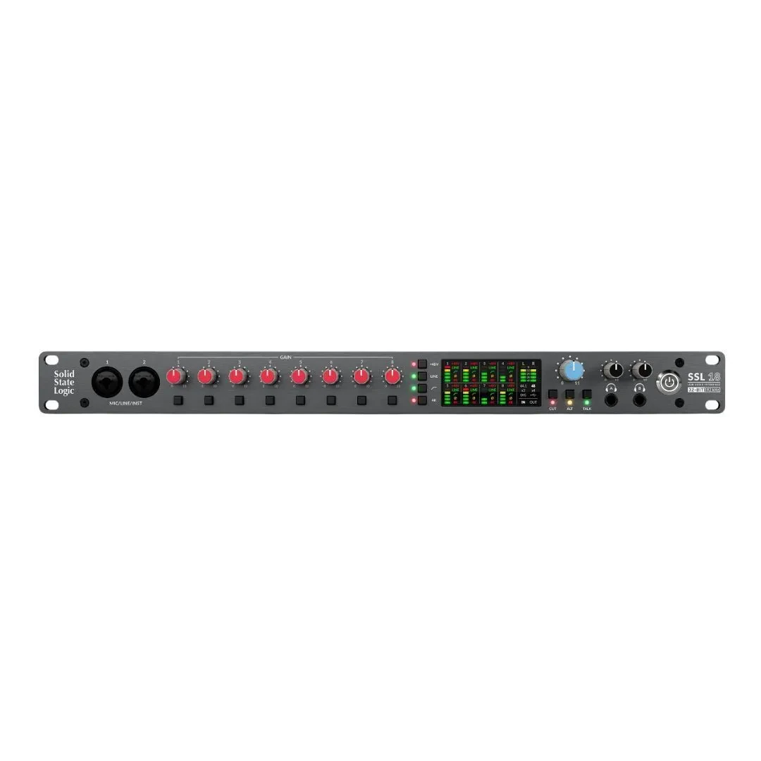 Solid State Logic SSL 18 26 In and 28 Out Black USB Audio Interface