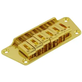 Advanced Plating Nighthawk Trapezoid Hardtail Bridge for Gibson, GOLD
