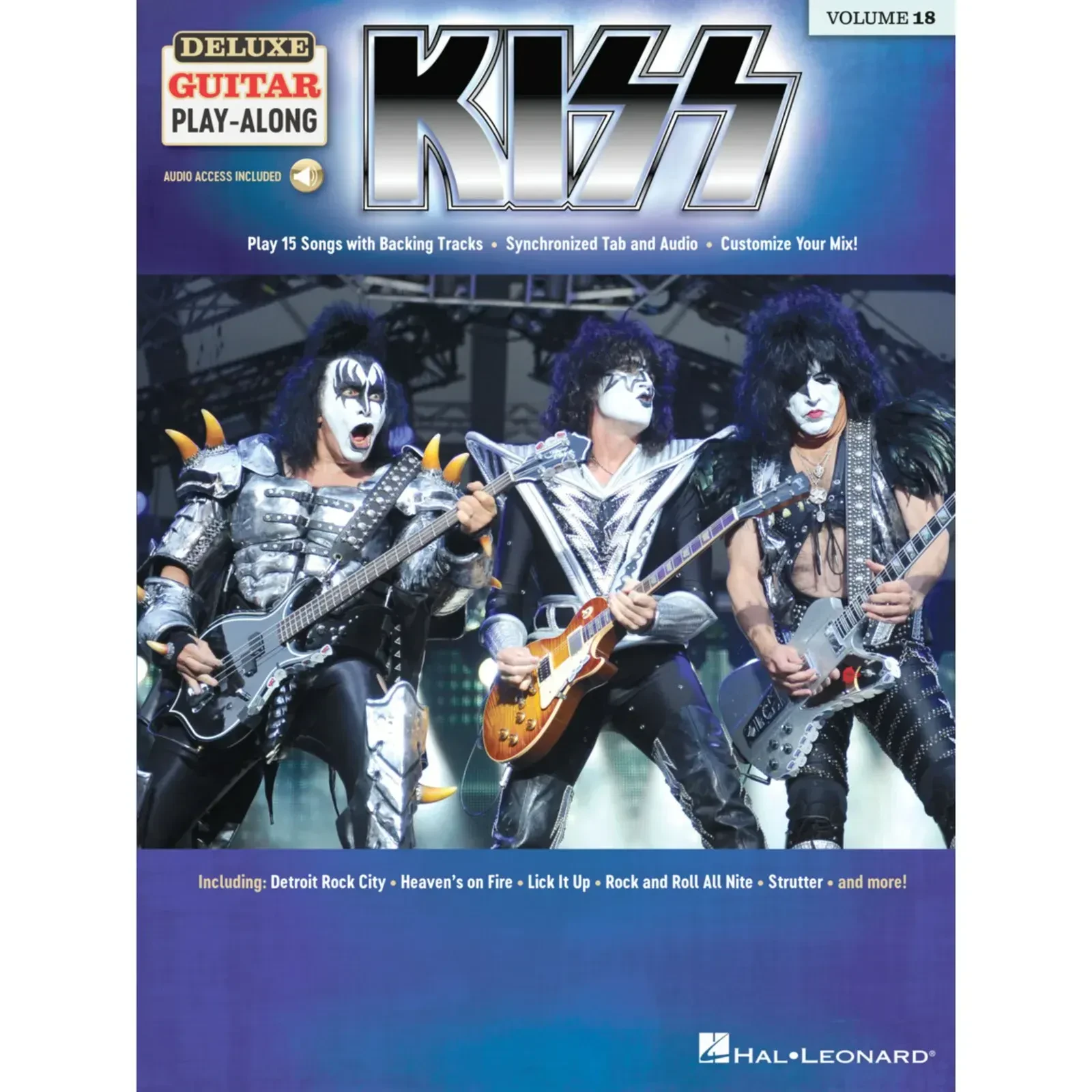 Сборник песен Hal Leonard Deluxe Guitar Play-Along: Kiss