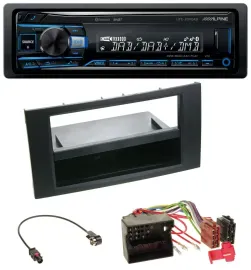 Alpine USB Bluetooth DAB MP3 Autoradio für Ford Focus C-Max S-Max Galaxy 03-07 s