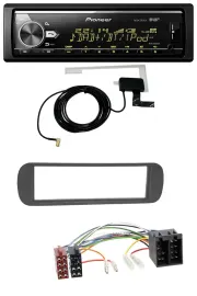 Pioneer Bluetooth DAB USB MP3 Autoradio für Lancia Y (1996-2004) - schwarz