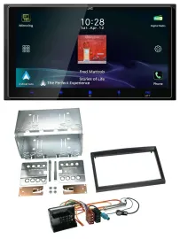 JVC USB Bluetooth 2DIN DAB MP3 Autoradio für Peugeot Expert 207 307 Partner Prof