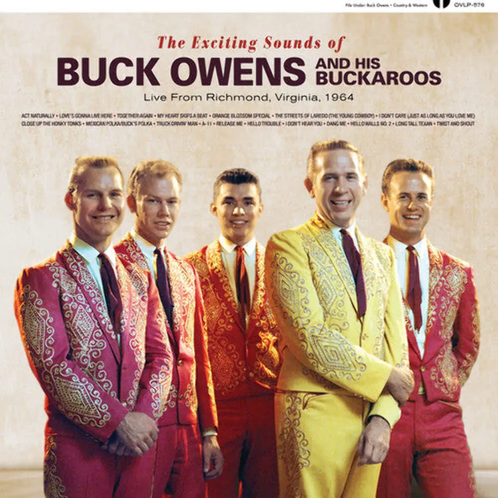 Виниловая пластинка Buck Owens & His Buckaroos – The Exciting Sounds Of Buck Owens And His Buckaroos Live From Richmond, Virginia, 1964 Релиз 2025