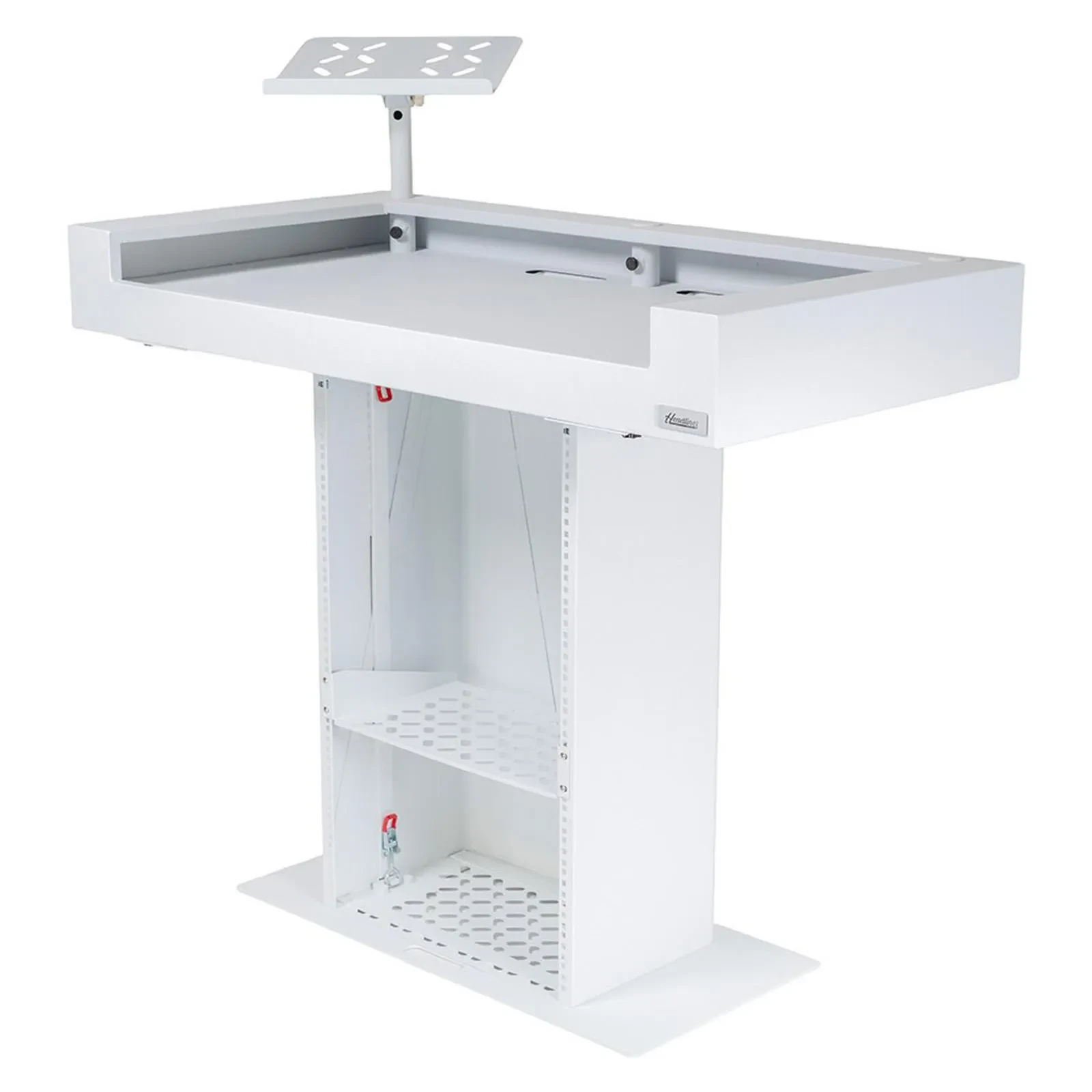 Headliner HL30001 Malibu Portable DJ Booth (White)
