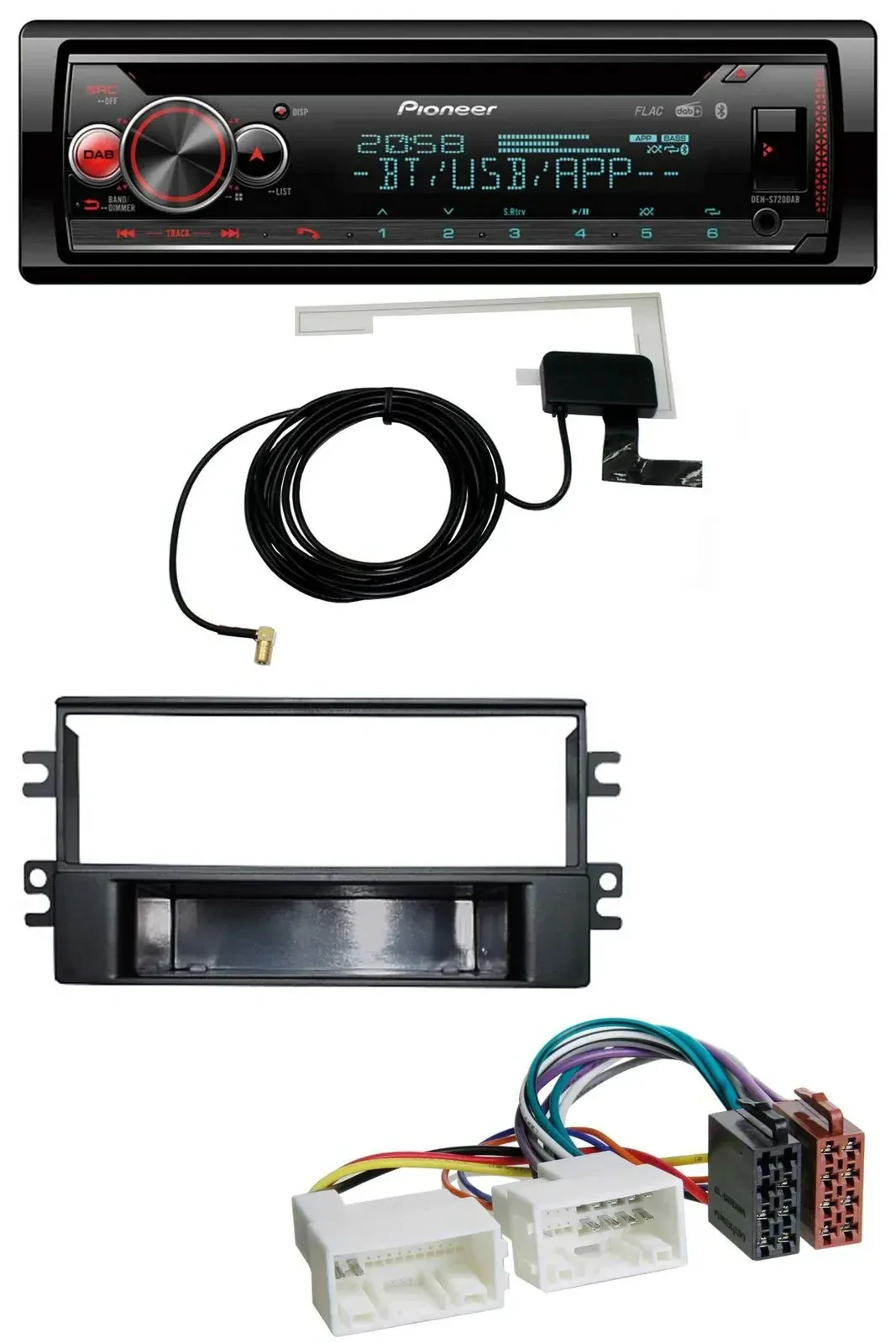 Автомагнитола для Kia Carens (с 2007) Pioneer DAB, CD, MP3, USB, Bluetooth