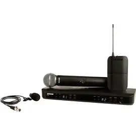 Микрофонная радиосистема Shure BLX1288/W85 Wireless Combo System SM58 Handheld WL185 Lavalier Band H9
