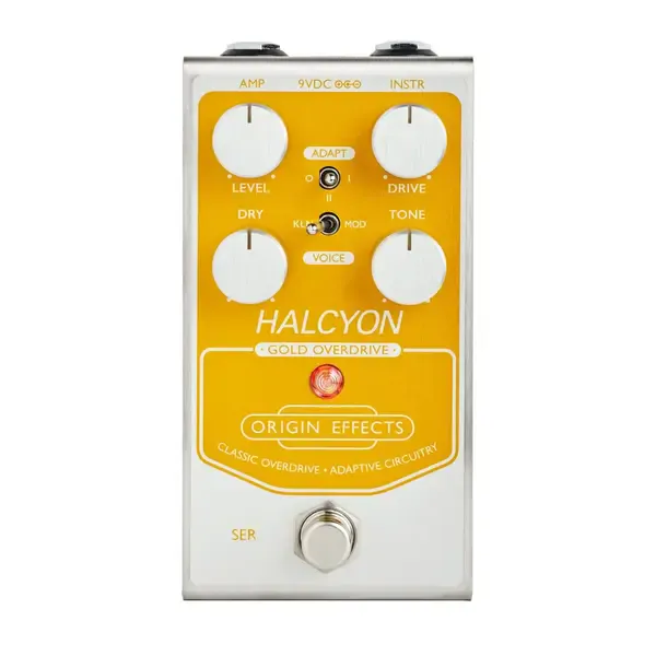 Педаль эффектов для электрогитары Origin Effects Halcyon Gold Overdrive
