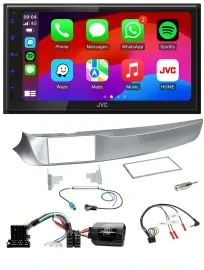 Автомагнитола для Alfa Romeo Giulietta (2010–2014) JVC 2DIN, Bluetooth, DAB, USB, управление с руля