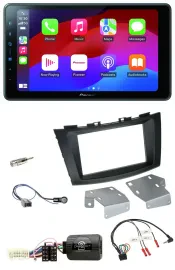 Pioneer Bluetooth 2DIN USB Lenkrad DAB Autoradio für Suzuki Swift ab 2011