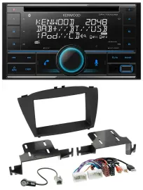 Автомагнитола для Hyundai ix35 (с 2013) Kenwood 2DIN, CD, DAB, USB, MP3, Bluetooth, AUX