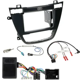 Einbauset Lenkradadapter Doppel DIN Autoradio für Opel Insignia ab 08 schwarz