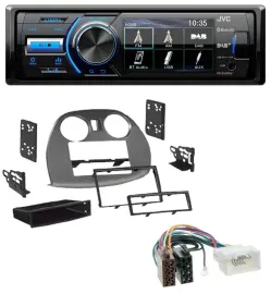 Автомагнитола JVC Bluetooth MP3 USB DAB для Mitsubishi Eclipse 4G (2005–2012)