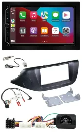 Автомагнитола для Kia Ceed ESX 2DIN DAB USB Bluetooth, управление с руля, черная (с 2012)