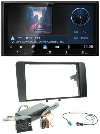 Kenwood Bluetooth 2DIN USB DAB MP3 Autoradio für Audi A3 8P 06-12 Bose Aktivsyst