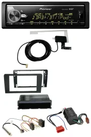 Автомагнитола Pioneer Bluetooth DAB USB MP3 для Audi A3 8P (2003–2006), совместима с Symphony/Bose (активная акустика)