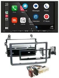 Автомагнитола для Nissan 350Z (2005–2009) JBL 2DIN DAB, Bluetooth, USB, MP3