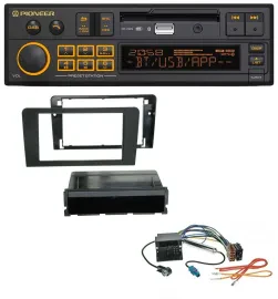 Автомагнитола Pioneer DAB MP3 USB Bluetooth для Audi A3 8P (2003–2012) Symphony Quadlock