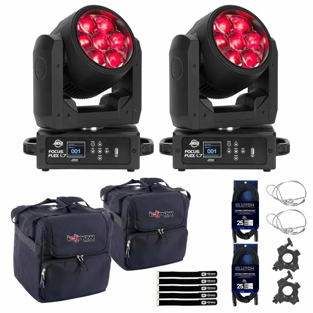 Прибор с полным движением American DJ FOCUS-FLEX-L7 с аксессуарами (пара)