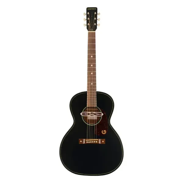 Gretsch Jim Dandy Deltoluxe Concert 6-String Acoustic Guitar Black Top