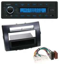 VDO AUX Bluetooth USB MP3 Autoradio für Toyota Corolla Verso 04-09 schwarz