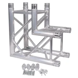 Сценическая ферма Clutch TB1-SQ34-2W90 угол 2-way 90°, F34, 12"x12", алюминий, серебристый