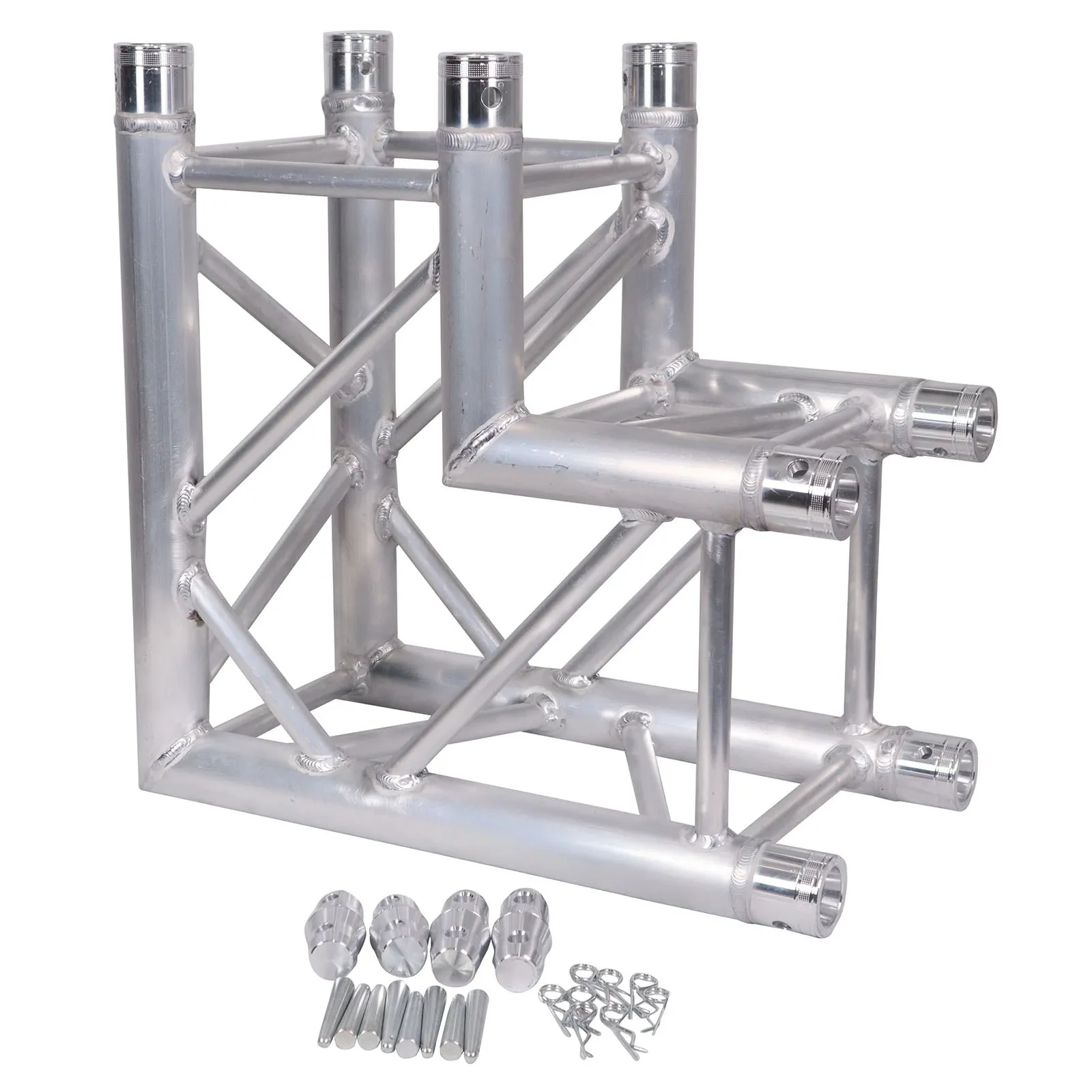 Сценическая ферма Clutch TB1-SQ34-2W90 угол 2-way 90°, F34, 12"x12", алюминий, серебристый