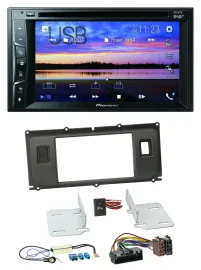 Автомагнитола Pioneer 2DIN Bluetooth, USB, DVD, DAB, MP3 для Land Rover Evoque (с 2011)
