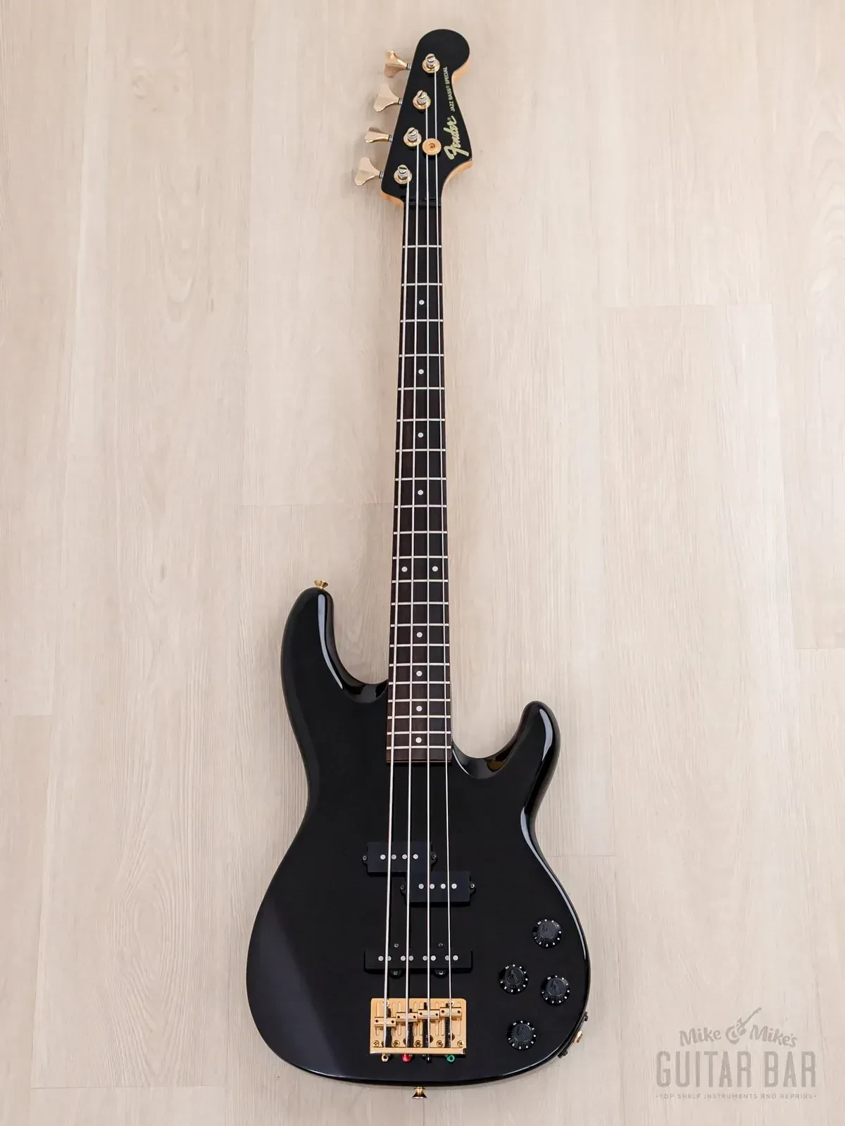 Бас-гитара Fender Pro Feel Jazz Bass Special PJM65 PJ Black w/gigbag Japan 1989